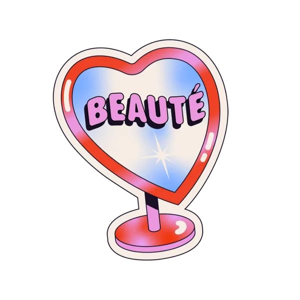 Mot-sticker « Beauté » du nuage de mots